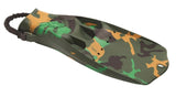 CAMO JET FIN W/ SPRING HEEL STRAP